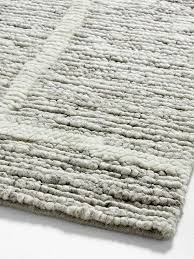 Weave Grid Minimalist Hand-Tufted Wool Rug (8x10 ft)